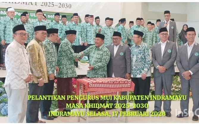 MUI Jabar Resmi Lantik Pengurus MUI Kabupaten Indramayu 2025-2030 Dihadiri Forkopimda Indramayu