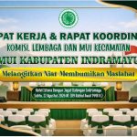 MUI INDRAMAYU GELAR RAKER DAN RAKOR KOMISI, LEMBAGA, DAN MUI KECAMATAN DI HOTEL IBL BALONGAN